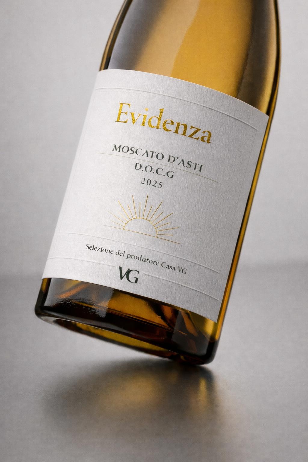 Moscato d'Asti D.O.C.G « Evidenza » 2025 — L'Ultime Expression de l'Excellence · Cuvée Lumière · Exclusivité Mondiale – Image 2